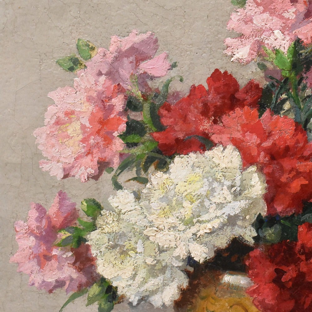 QF765 1a antique floral painting flower oil still life XX art deco.jpg